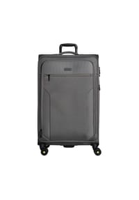 d & n® Travel Line - Travel Line 9704 4 Rollen Trolley L 78 cm mit Dehnfalte - dark blue