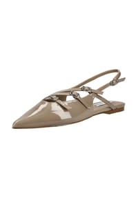 STEVE MADDEN - Lederimitat Ballerinas - Taupe Lack