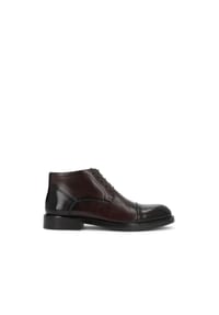 Kazar - Elegante braune Stiefeletten mit überlappendem Nasensteg - Braun
