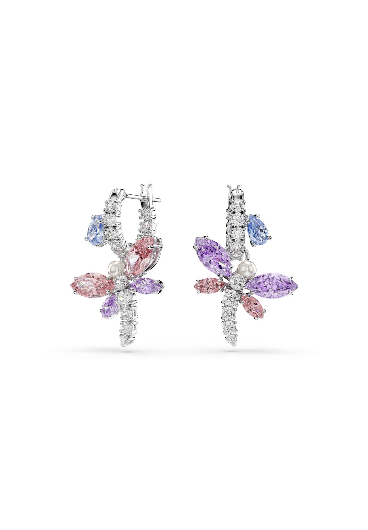 Swarovski Damen Creolen Silber in Größe 99