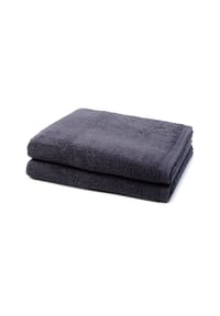 MÖVE 2 X Duschtuch im Set Superwuschel - Superwuschel - Dark grey