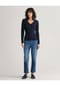 GANT Damen Cabel-Strickpullover - STRETCH COTTON CABLE V-NECK, Zopfstrick Bild 19