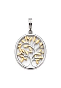LEONARDO - Damen Anhänger, Edelstahl - SILBER/GOLD