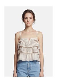 ROBERTA ROSSI - Tanktop - taupe
