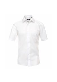 CASAMODA - Herren Businesshemd Kurzarm uni Comfort Fit - sattes Rot