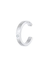 elli. - Ohrringe Single Earcuff 925 Silber, Mit Kristallen Von Swarovski® - Silber