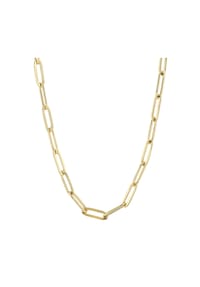 Adelia's - Damen Edelstahl Halskette Gliederkette 40 cm goldfarben - gold
