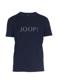 JOOP! - Herren T-Shirt mit Logoprint - Comfort, Mix and Match, Rundhals, Cotton Stretch - Blau