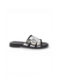 Apple of Eden - Sandale ALYCIA Hochwertige Ledersandale mit modernem Design - DK SILVER