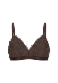 SCHIESSER - Bügelloser BH Unique Premium - deep brown