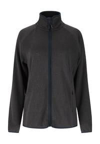 WHISTLER - Fleecejacke Wolven mit gebürsteter Innenseite - 1111 Black Melange