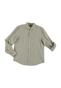 MUSTANG® - Freizeithemd, Regular Fit, Langarm, Button-Down-Kragen, für Herren - 12850 BEIGE STRIPE