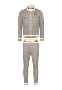 LONSDALE™ - Herren Trainingsanzug schmale Passform ATHBOY - Sand/Brown