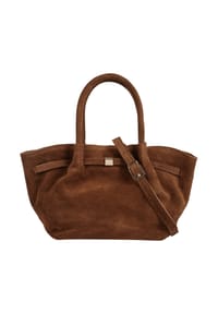 forty° - Handtasche Echt Leder, Made In Italy - beige