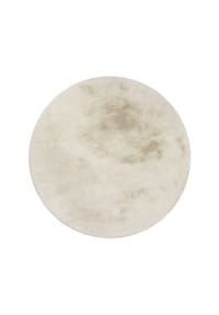 WECONhome Badteppich Emil - flauschig weiche, rutschfeste Badematte - Badteppich - creme beige