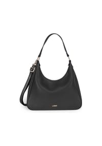 L.CREDI SAKINE - Henkeltasche, Kunstleder, Reißverschluss, für Damen - CHOCOLATE