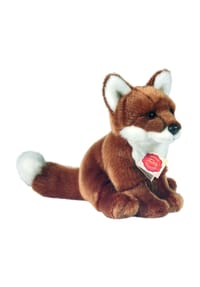 HERMANN Teddy COLLECTION® - Kuscheltier Fuchs, sitzend, 20 cm - BRAUN/WEIß