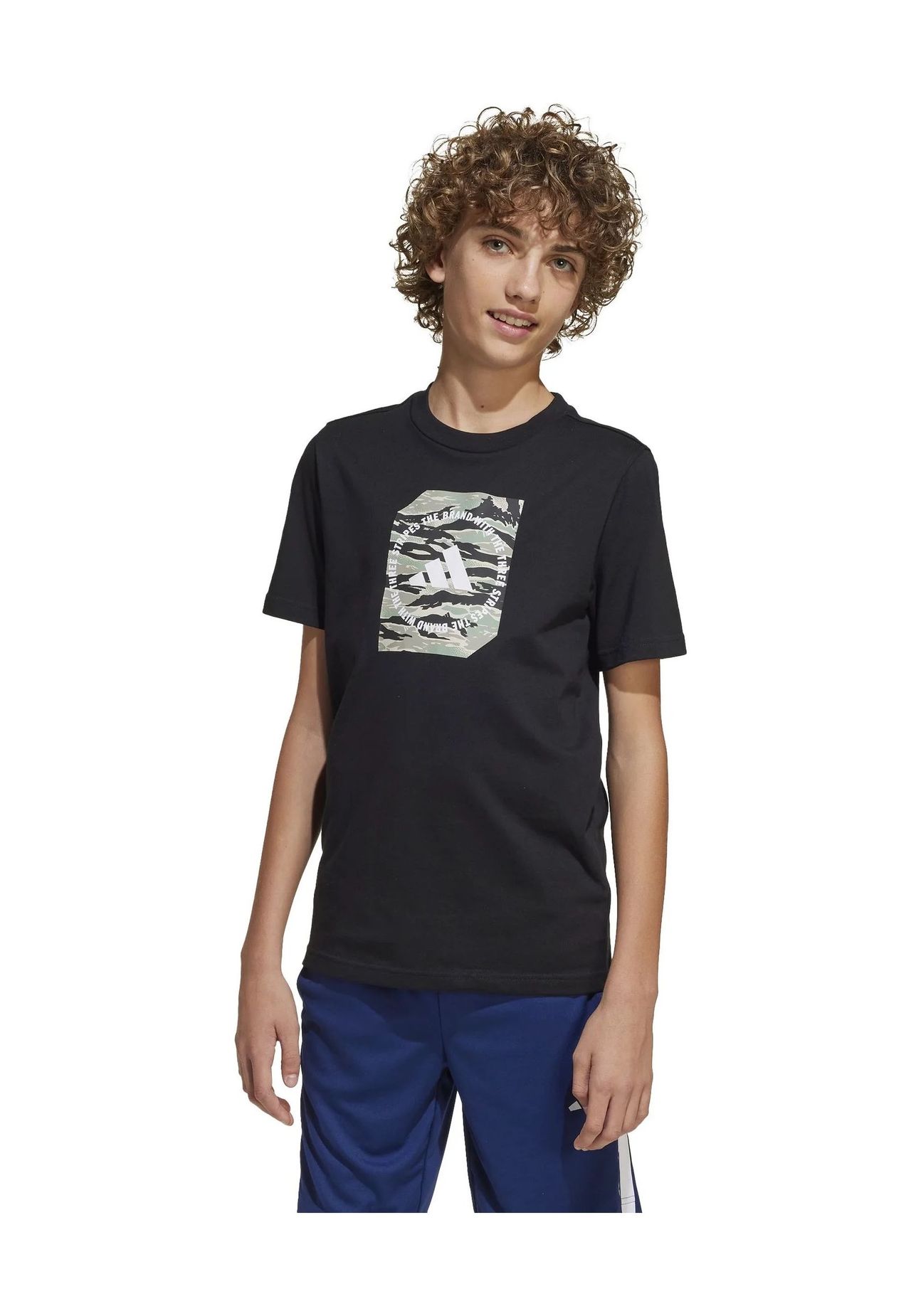 Adidas Shirt, Rundhals, FüR Kinder, Schwarz, 128