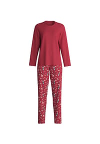 CALIDA - Damen Pyjama Family & Friends - deep red