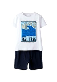 name it® - Pyjama JARRY Schlafanzug - blau