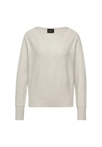 s.Oliver BLACK LABEL - Strickpullover, U-Boot-Ausschnitt, für Damen - 93W4 BEIGE
