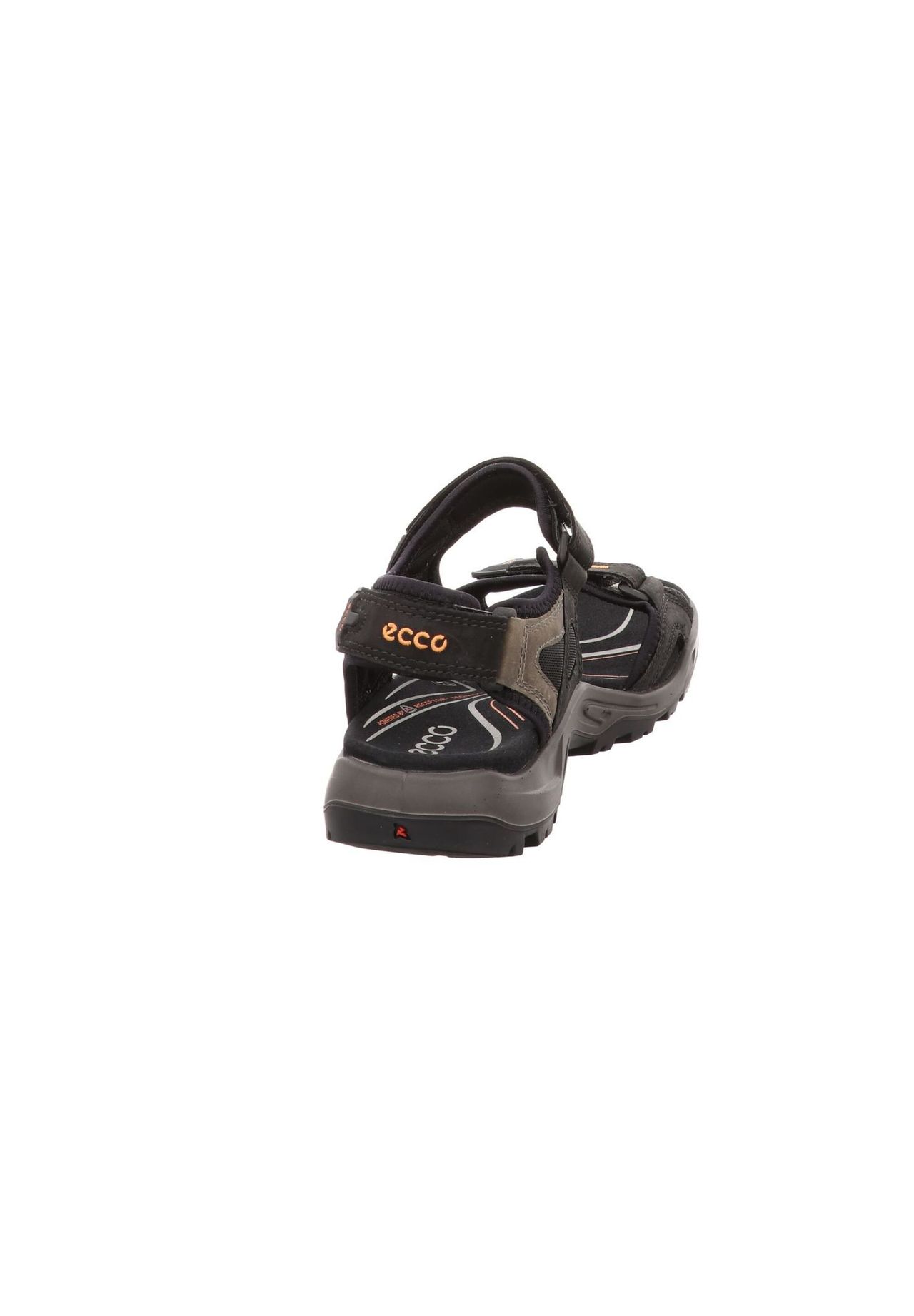 Ecco® Trekkingsandalen, Leder, Klettverschluss, FüR Herren, Grau, 41