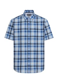 GALERIA - Freizeithemd, gerader Schnitt, Button-Down-Kragen, Herren - 1 RED BLUE