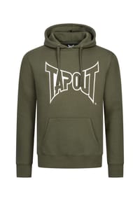 TAPOUT® - Herren Kapuzensweatshirt normale Passform LIFESTYLE BASIC HOODIE - Anthracite/Black