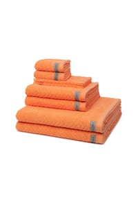 ROSS® - 2 X Wasch- 2 X Gäste- 2 X Dusch- 2 X Handtuch im Set Smart Smart - Aprikose