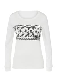 Sieh an! - Sweatshirt - ecru-schwarz