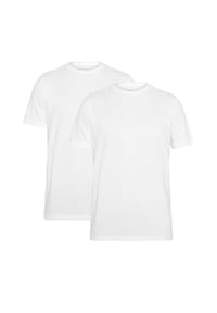 GALERIA essentials - T-Shirt, Baumwolle, für Herren - 1 WHITE