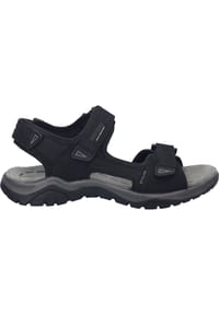 Seibel - Sandalen "Arlo 02", Nubuk-Kalbsleder, für Herren - 100 SCHWARZ