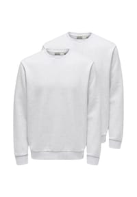 ONLY & SONS - Sweatshirt 2er Pack Ceres - Beige