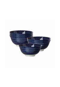 Ritzenhoff & Breker Müslischalen Royal Reiko ø 15,5 cm 6er Set blau-weiß - ROYAL - blau-weiß