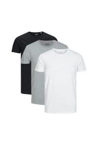 JACK & JONES - T-Shirt 3er Pack Basic - Black