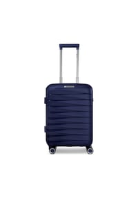 FRANKY London - London 4 Rollen Kabinentrolley S 55 cm mit Dehnfalte - beige