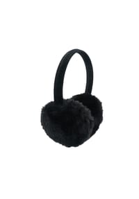 maximo® - Ohrenwärmer, Teddyplüsch-Look, für Kinder - 46 BLACK