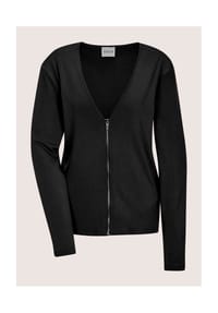 MADELEINE - Elegante Viskosejacke mit Reißverschluss - berber