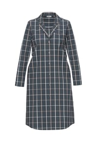 seidensticker - Nachthemd Flannel Woven, Knopfleiste, für Damen - 23  NAVY