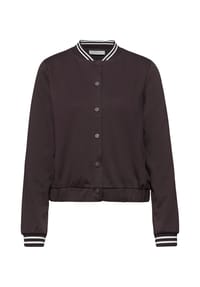 STREET ONE STUDIO - Blouson, Stehkragen, für Damen - 16528 PLUMMY BROWN