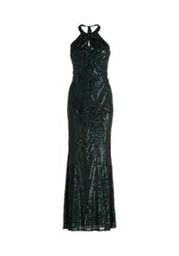 Vera Mont - Abendkleid im Glitzer-Look - Dusty Slate