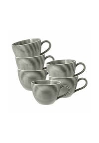 Seltmann Weiden Kaffeetassen Beat Color Glaze 0,26 l 6er Set - BEAT - beige