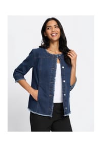 SIEH AN! - Jeans-Jacke - blue-stone-washed