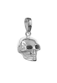 KUZZOÍ - Anhänger Herren Totenkopf Kettenanhänger Gothic 925 Silber - Silber