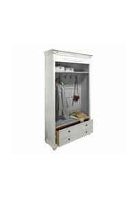 LOBERON - Garderobe Étourville antikweiß/antikgrau - antikweiß/antikgrau