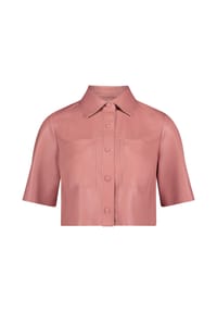 Vera Mont - Lederjacke kurzarm - Ash Rose