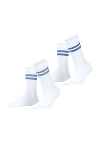 ESPRIT - Socken, 2er-Pack, Rippbündchen, für Damen - 0010 GREY/WHITE