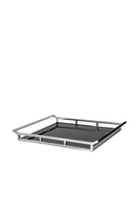 Fink Living Tablett PIANO - PIANO - schwarz, silber