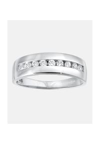 Diamant L'eternel - Ring, mit Zirkonia, 375 Weißgold - white gold
