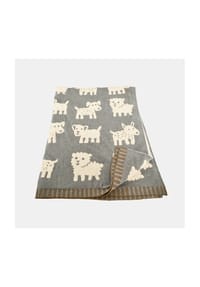 LOBERON - Hundedecke Fluffido grau/weiß - 
